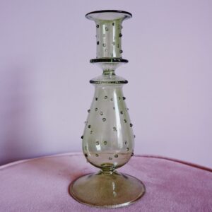 GREEN BUBLE CANDLEHOLDER