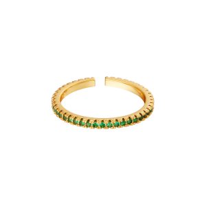 LITTLE STONE RING GREEN