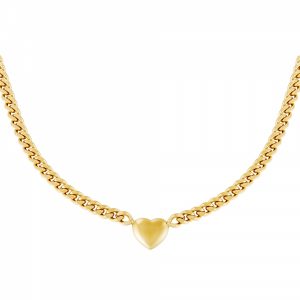 NECKLACE CHAINED HEART